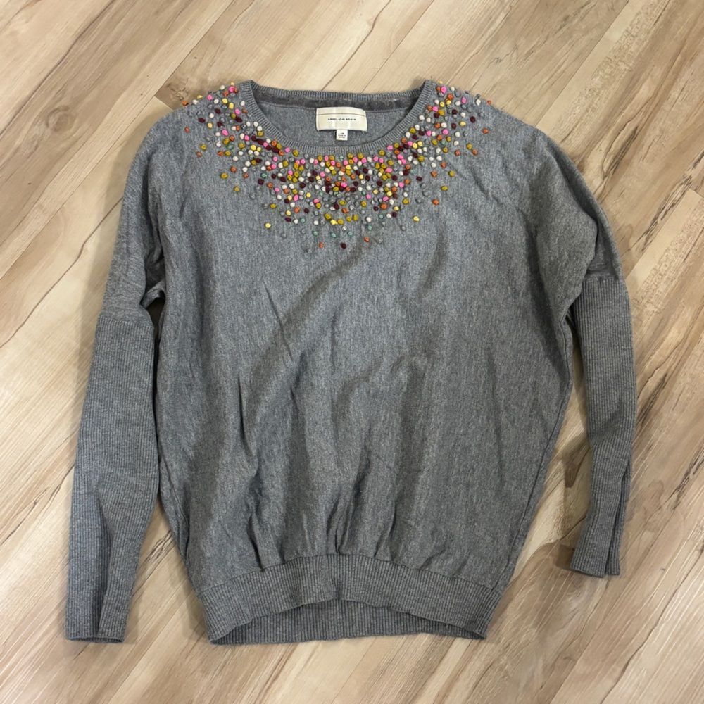 Angel of the North Pom Pom Sweater
